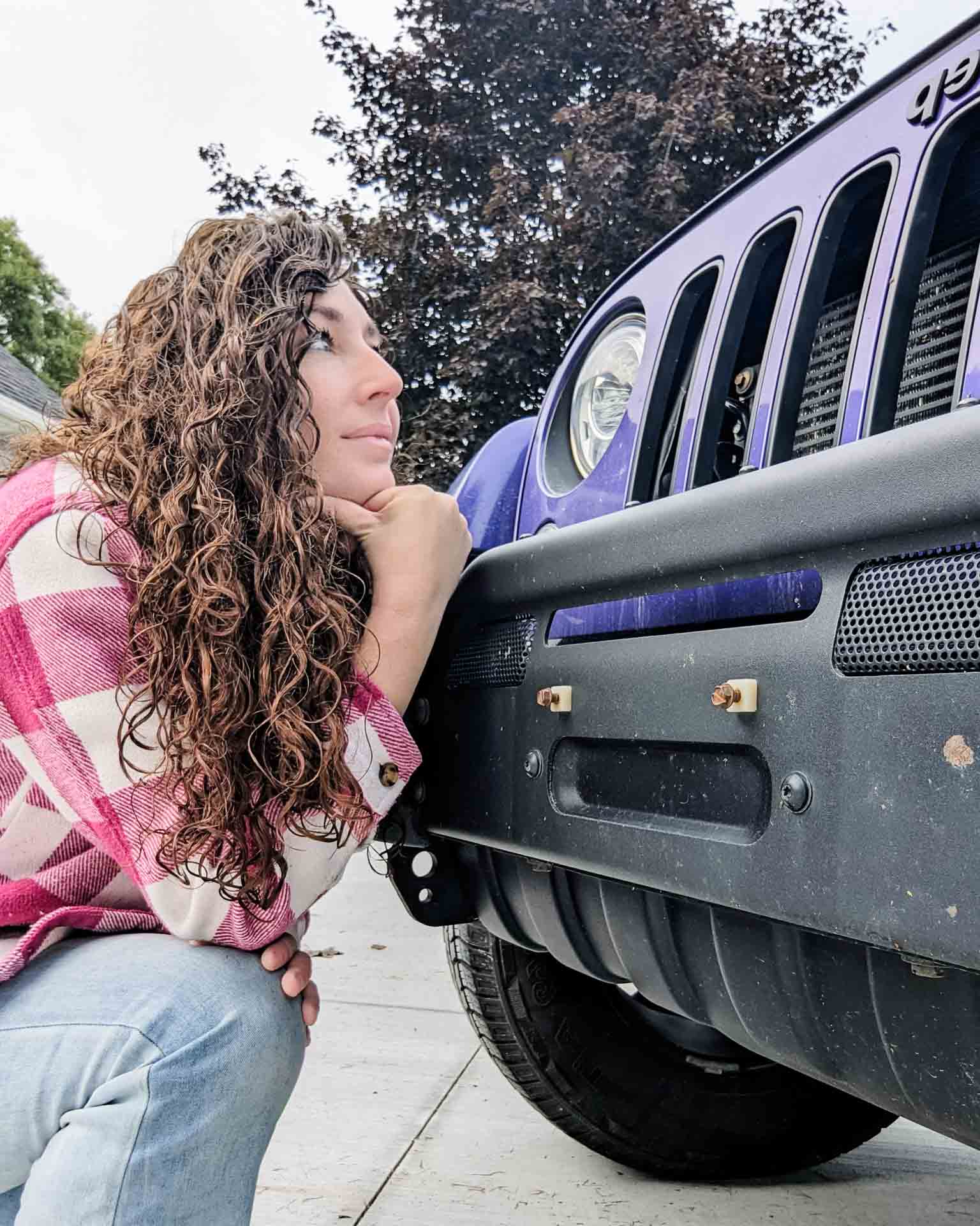 Courtney Conley Kamunikate Wow-Worthy Marketing Website Designer In Love with Purple Jeep 2017 Winter Edition